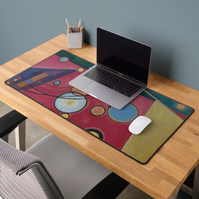 Heavy Red von Wassily Kandinsky Schreibtischunterlage (Büro 2)