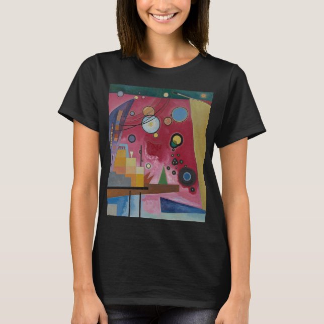 Heavy Red von Wassily Kandinsky T-Shirt (Vorderseite)