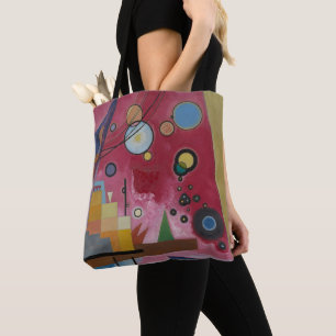 Heavy Red von Wassily Kandinsky Tasche