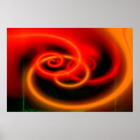 Heavyweight Paper Red Abstrakt Art Print
