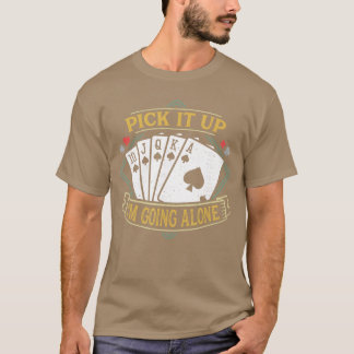 Heb es auf Lustiges Euchre-Kartenspiel Euchre-Freu T-Shirt