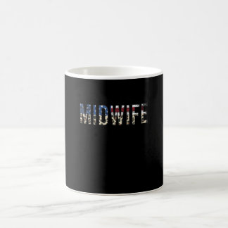 Hebamme Amerikanische Krankenschwester Kaffeetasse
