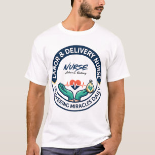 Hebamme bei der Geburt - Wunder überbringen T-Shirt