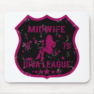 Hebamme-Diva-Liga Mousepad