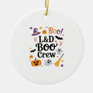 Hebamme Halloween-Kürbis-Geist A Keramik Ornament