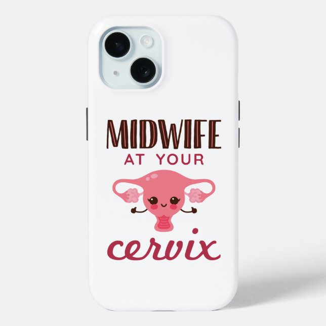 Hebamme in Ihrer Cervix Midwives Midwifery Case-Mate iPhone Hülle (Rückseite)