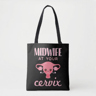 Hebamme in Ihrer Cervix Midwives Midwifery Tasche