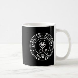 Hebamme Stethoskop Herz RN Kaffeetasse