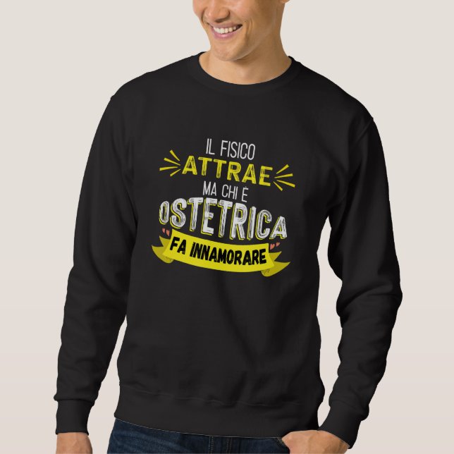Hebamme zum Verlieben  Hebamme Sweatshirt (Vorderseite)
