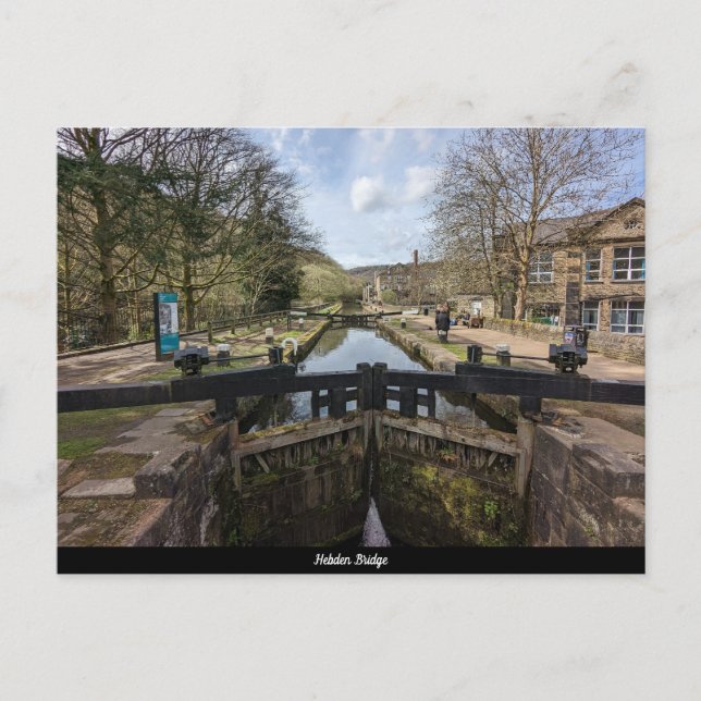 Hebdenbrücke Postkarte (Vorderseite)