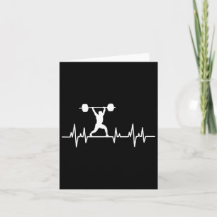 Hebe die Kraftanhebende Bodybuilding ab Er Karte