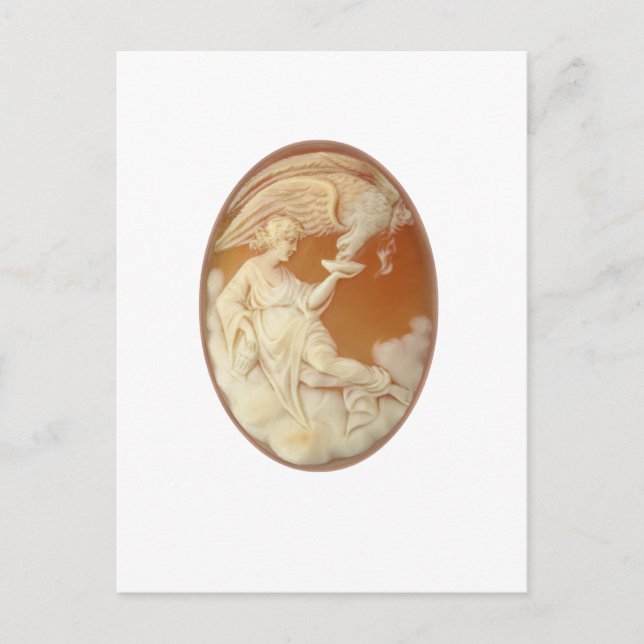 Hebe Füttre den Adler des Zeus Postkarte (Vorderseite)