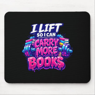 Hebe mich hoch, damit ich mehr Bücher tragen kann, Mousepad