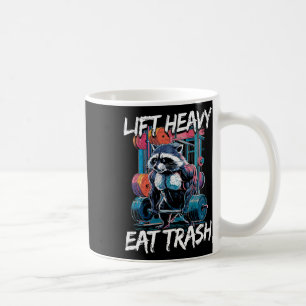 Hebe Schwer Iss Müll Gewichtheben Bodybuilding Kra Kaffeetasse