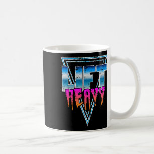 Hebe schweres Old-School-Retro-80er-Golden-Era-Bod Kaffeetasse