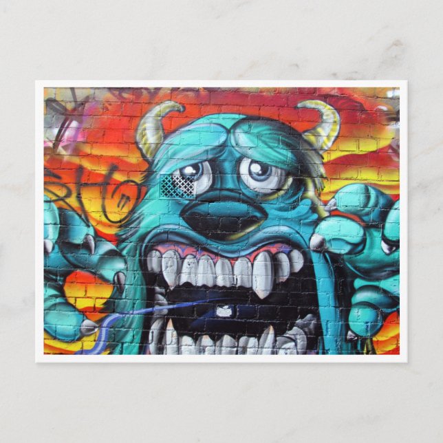 Hebemonster Postkarte (Vorderseite)