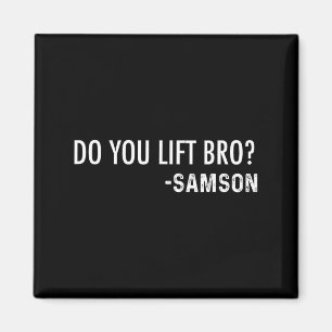 Heben Sie Bro Samson Christliche Bibel Magnet