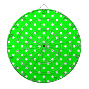 HEBEN SIE DAS DOT Green Polka Dot Dart Board. Dartscheibe
