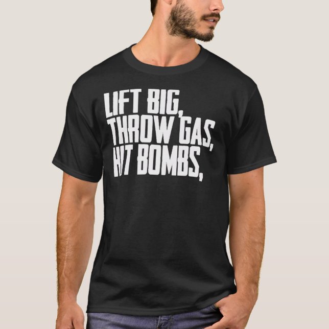 Heben Sie das Shirt für Großdrehgasbomben, essenzi (Vorderseite)