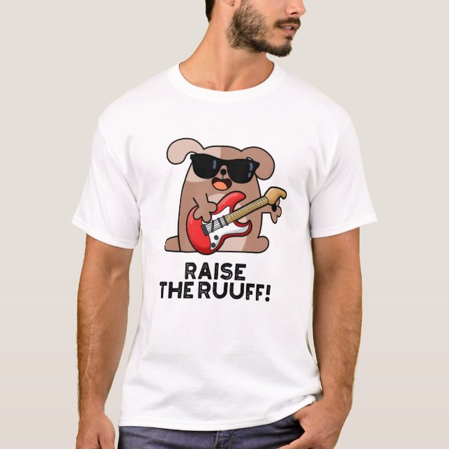 Heben Sie den Ruuf Funny Dog Pub T-Shirt (Vorderseite)
