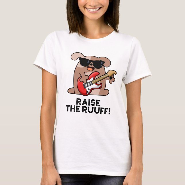 Heben Sie den Ruuf Funny Dog Pub T-Shirt (Vorderseite)