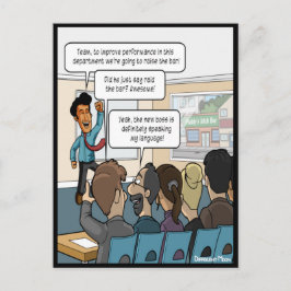 Heben Sie die Bar Funny Postcard Postkarte