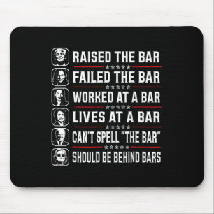 Heben Sie die Bar und Versagte die Bar Mousepad