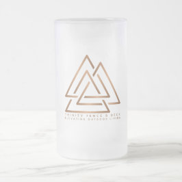 Heben Sie ein Glas auf Qualität Handwerk! Mattiert Mattglas Bierglas