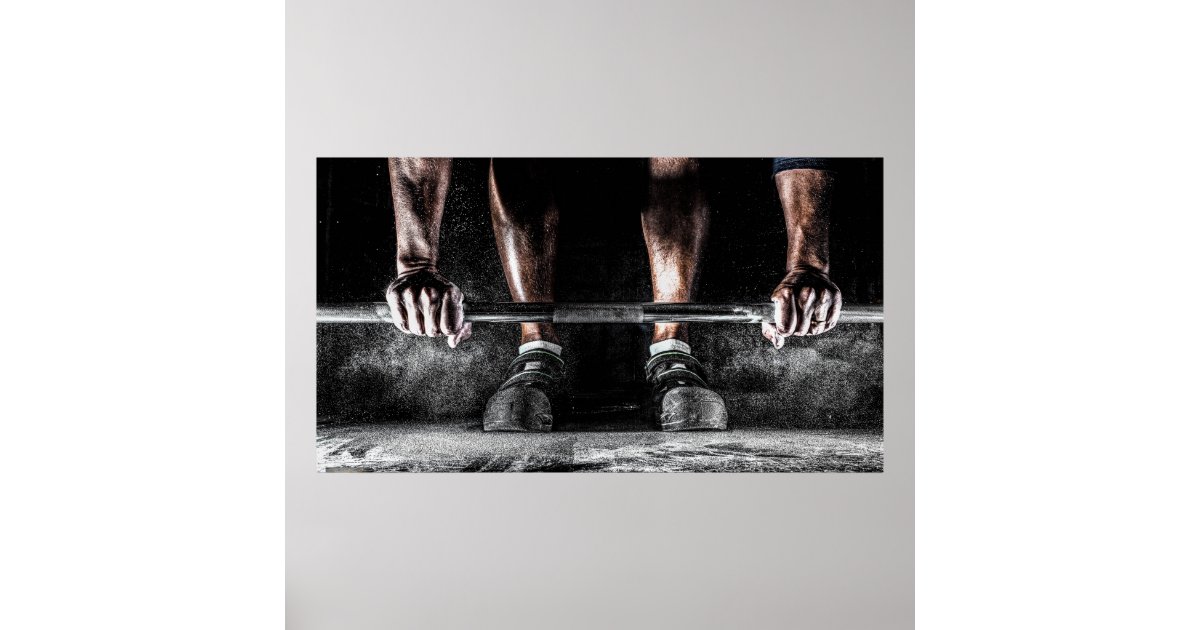 Heben Sie Gewichte an Poster | Zazzle.ch