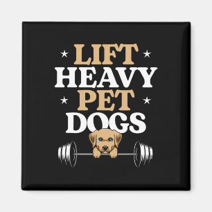 Heben Sie schwere Haustierhunde Bodybuilding Gewic Magnet