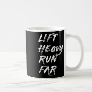 Heben Sie Schweres Laufen Sie Weit Hybrid-Sport Fi Kaffeetasse