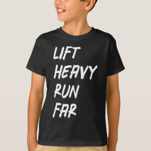 Heben Sie Schweres Laufen Sie Weit Hybrid-Sport-Fi T-Shirt