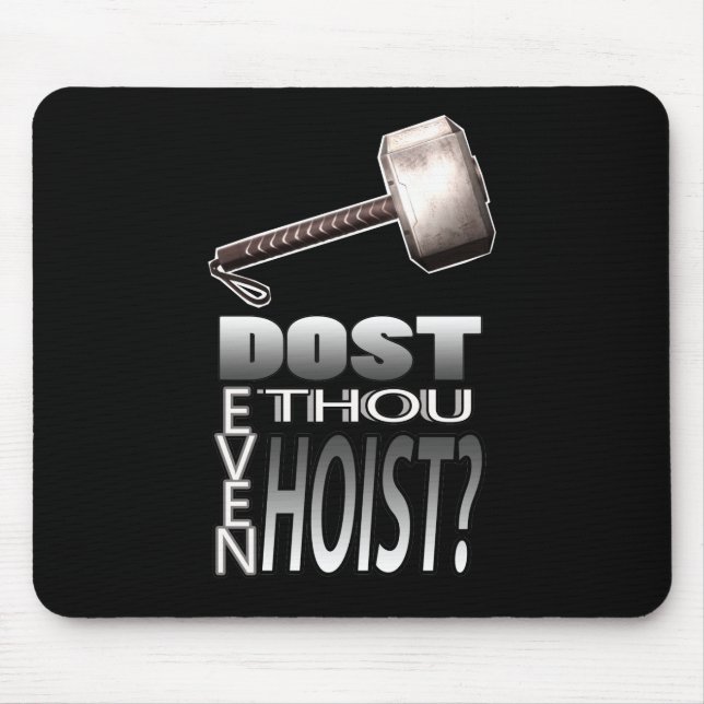 Heben Sie sogar an? Mousepad (Vorne)