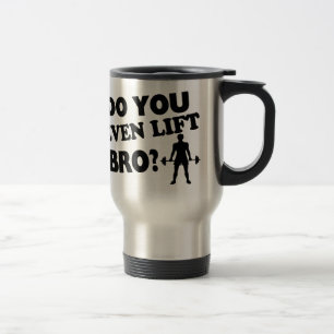 Heben Sie sogar Bro an? Reisebecher