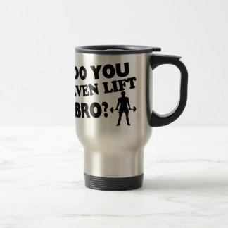 Heben Sie sogar Bro an? Reisebecher