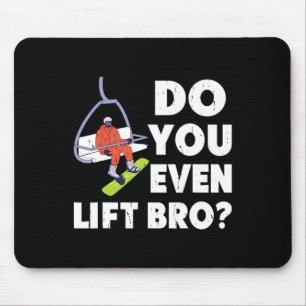 Heben Sie sogar die Snowboarder-Liebe an? Mousepad