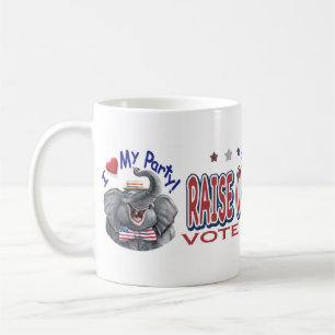 Heben Sie unsere Kinderrechte Tasse an