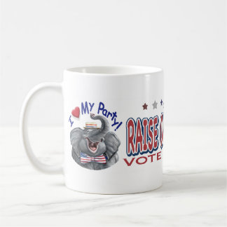 Heben Sie unsere Kinderrechte Tasse an