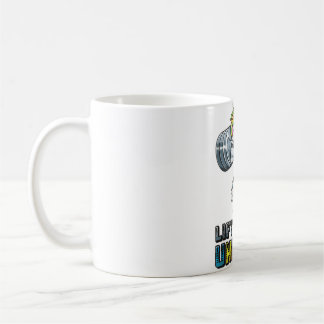 Heben Sie wie ein Mädchen, wenn Sie T-Fitness-Fitn Kaffeetasse