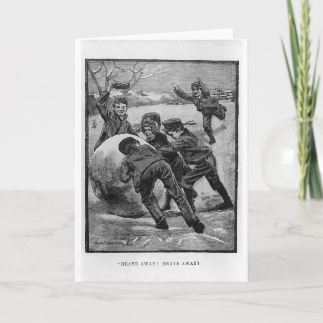 Heben weg! feiertagskarte (Vorderseite)