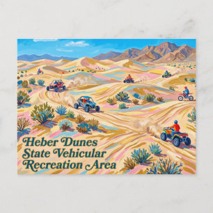 Heber Dunes State Vehicular Recreation Area Postkarte