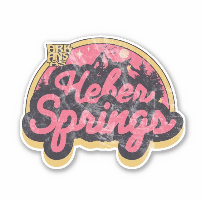 Heber Springs, Arkansas Sticker (Vorderseite)