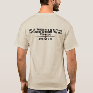 Hebräer 10:24 individuell gestaltetes Kunst-T-Shir T-Shirt