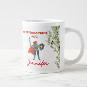 Hebräer 13:6 Fett Bekräftigung ohne Furcht Jesus C Jumbo-Tasse