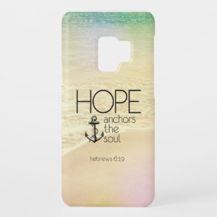 Hebräer-6:19 Hoffnung verankert das Soul Case-Mate Samsung Galaxy S9 Hülle