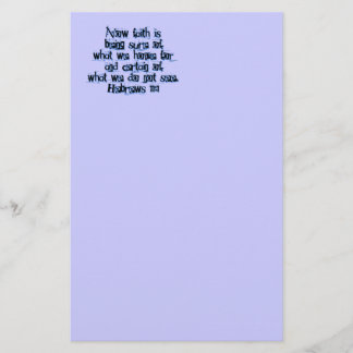 Hebräisch 11:1 briefpapier