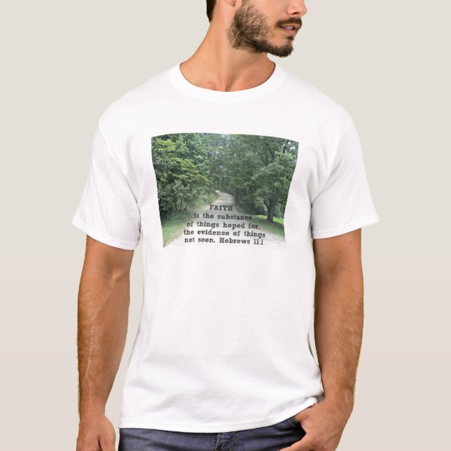 Hebräisch 11:1 T-Shirt (Vorderseite)