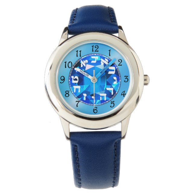 Hebräisch  armbanduhr (Vorderseite)