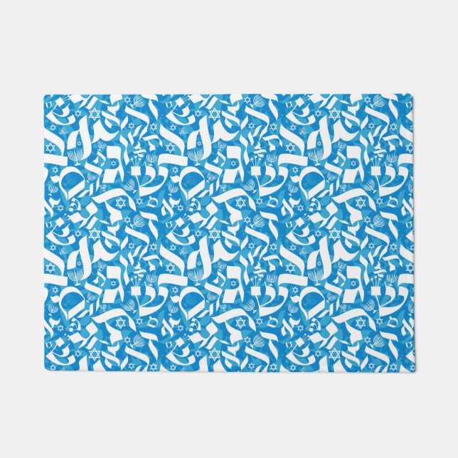 Hebräische Buchstaben Doormat - Maßgeschneiderte G Fußmatte (Vorderseite)
