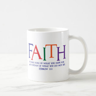 Hebräisches 11:1, Mehrfarben Kaffeetasse